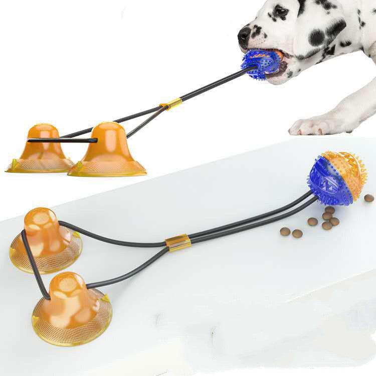 Interactive Suction Cup Pet Toy: Engage And Entertain Your Furry Friend!