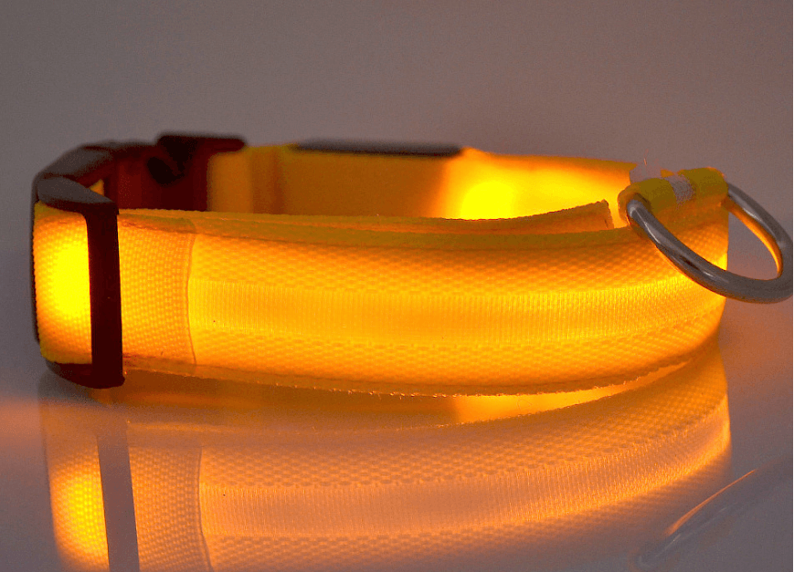 Luminous Glow-In-The-Dark Led Pet Collar: The Ultimate Night Safety Accessory For Dogs And Cats
