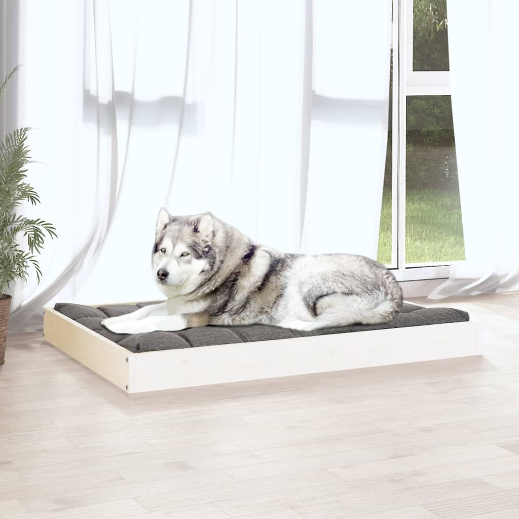 vidaXL Dog Bed Dog Sofa Bed Couch Pet Bed with Wooden Frame Solid Wood Pine