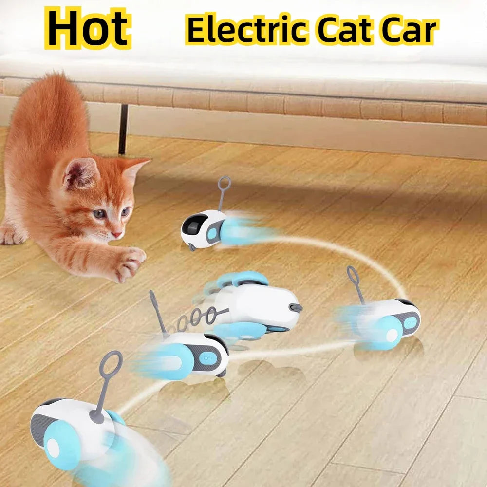 Interactive Remote-Controlled Cat Car Toy