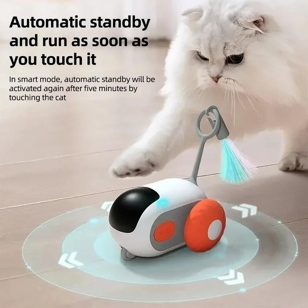 Interactive Remote-Controlled Cat Car Toy