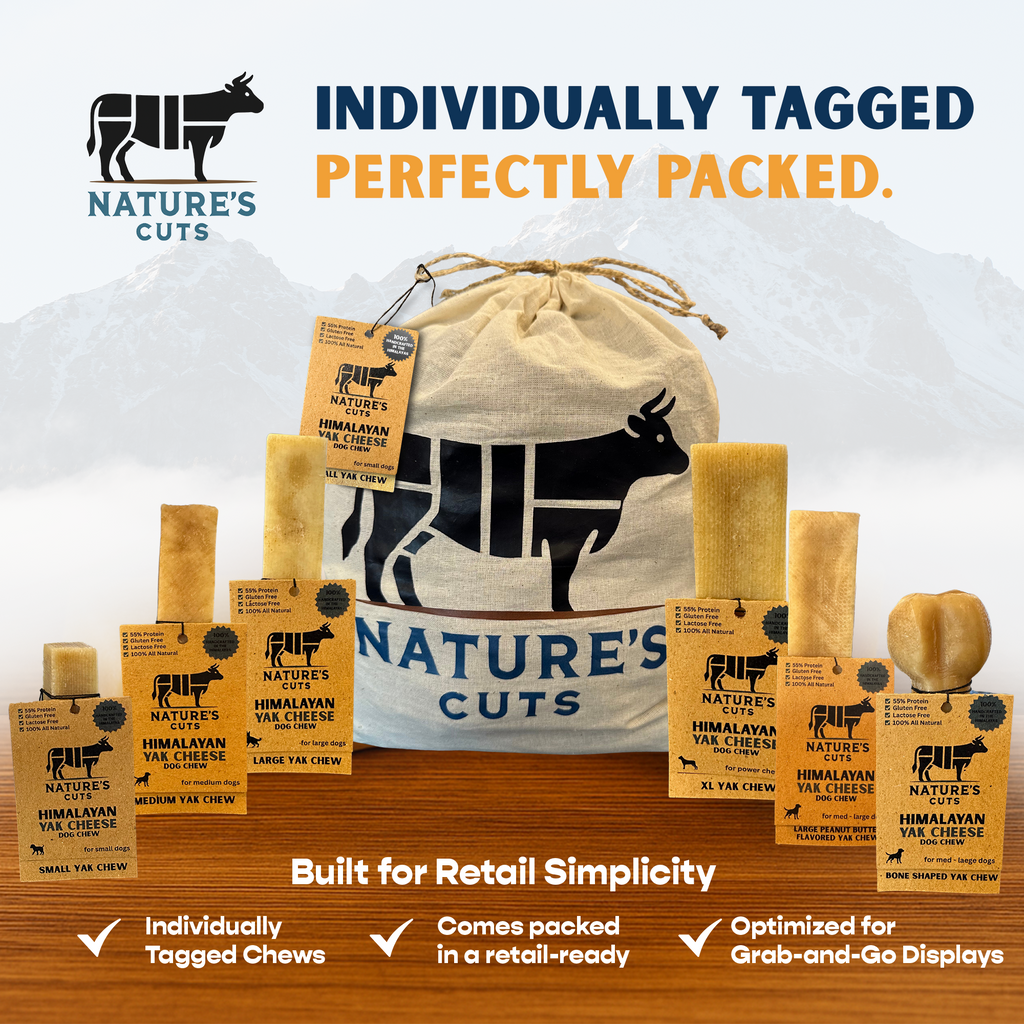 Extra Large Yak Cheese w/ Tag