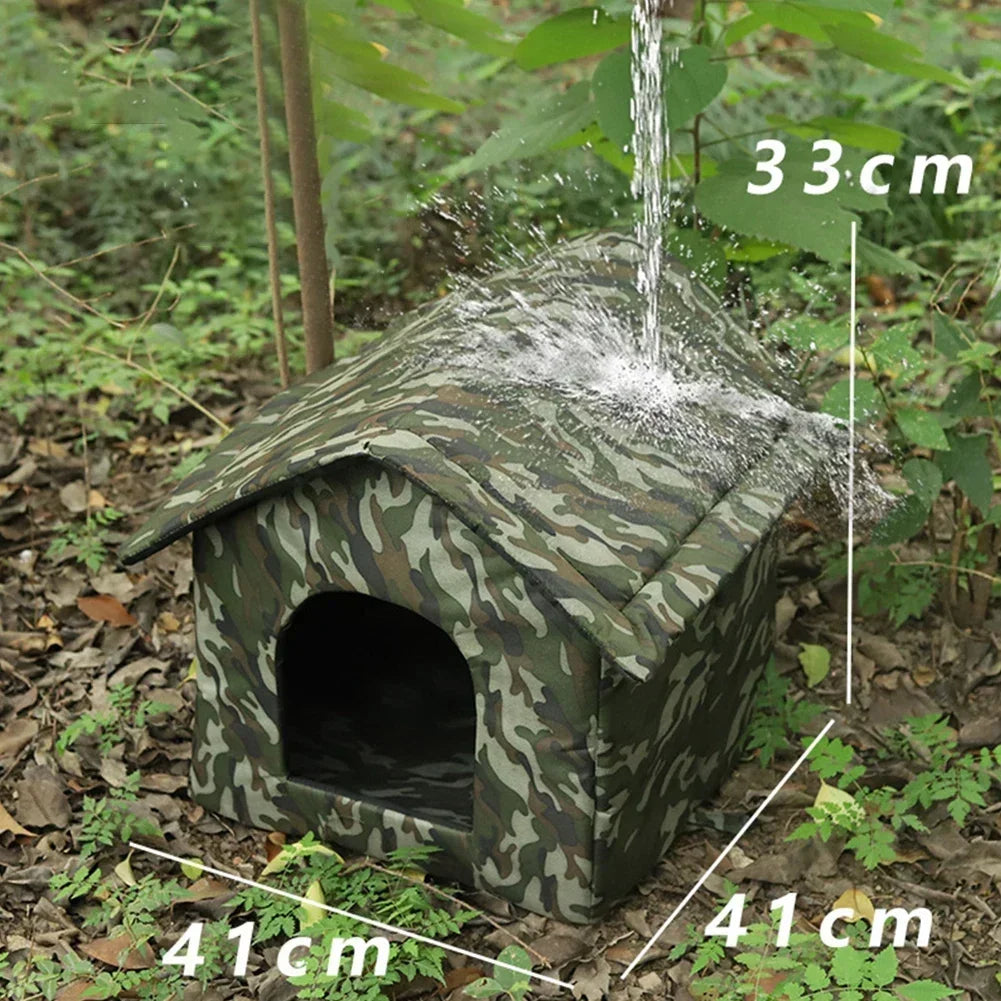 Stray cat dog rescue waterproof and warm outdoor tent cat kennel kennel for small and medium-sized pets indoor and outdoor use